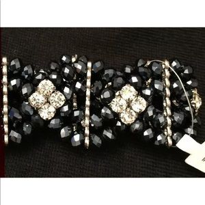 Genuine crystal stretch bracelet